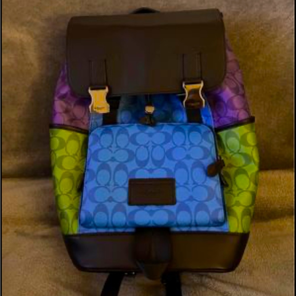 Coach Multi-Color Bookbag